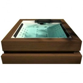Переливной спа бассейн AQUAVIA SPA CUBE